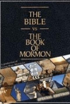 A book of mormon is shown with the bible.